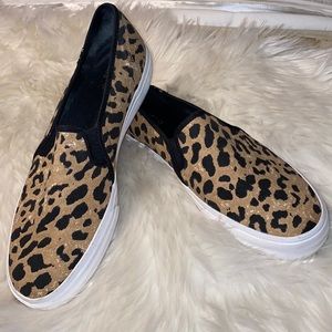 Keds Leopard Dream Foam Loafers Size 11
